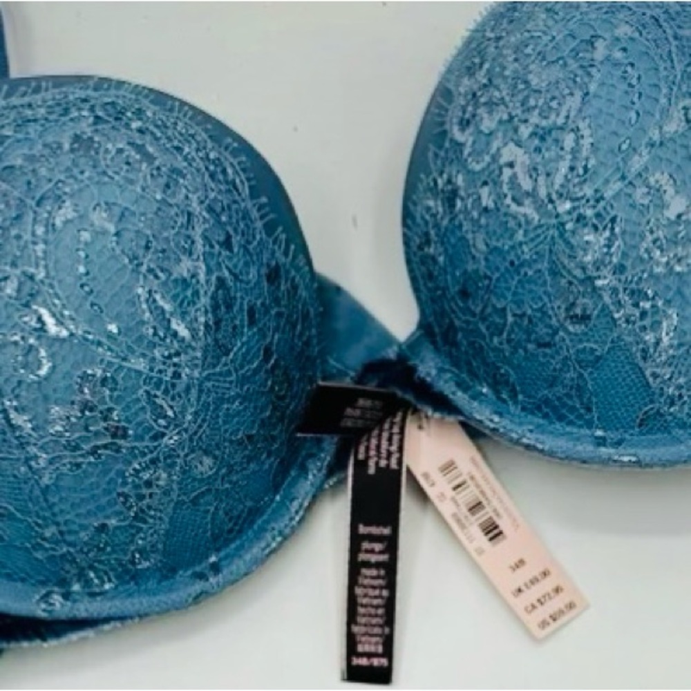 Victoria Secret Very Sexy Push Up Bra 34 B MIDNIGHT SEA